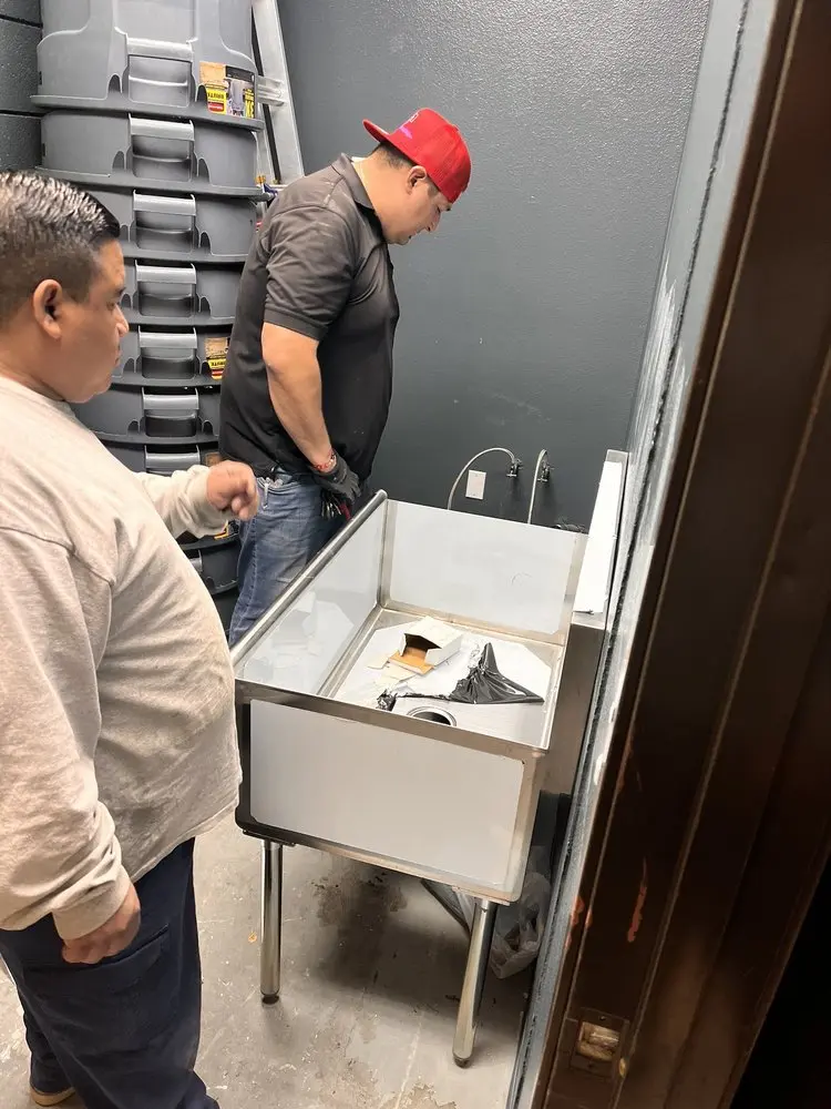 Commercial plumbing and sink installation in Cottage City